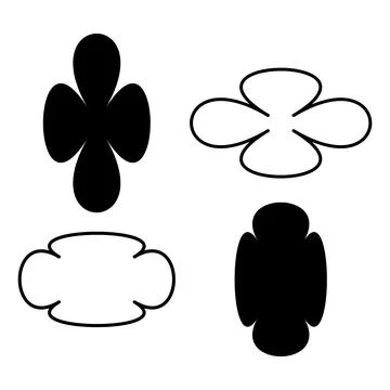 Creative graphics design elements bundle for professional and modern projects Stock Illustration