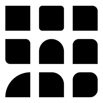 Creative graphics design elements bundle for professional and modern projects Stock Illustration