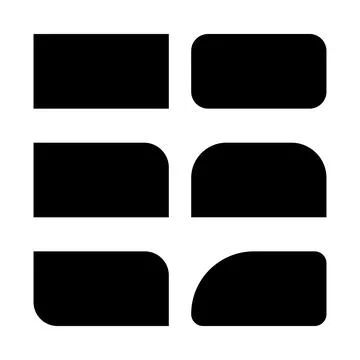 Creative graphics design elements bundle for professional and modern projects Illustrazione stock