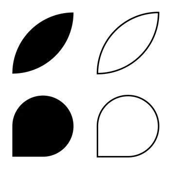 Creative graphics design elements bundle for professional and modern projects Illustrazione stock