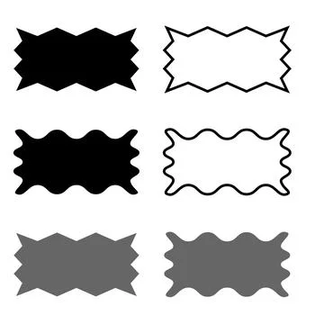 Creative graphics design elements bundle for professional and modern projects Stock Illustration