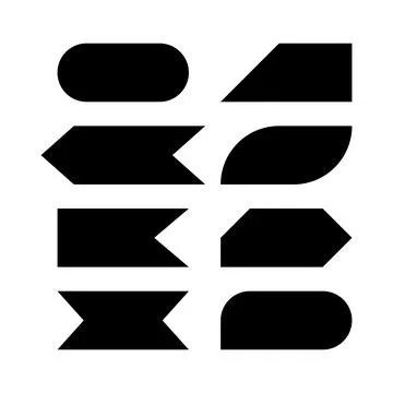 Creative graphics design elements bundle for professional and modern projects 스톡 일러스트