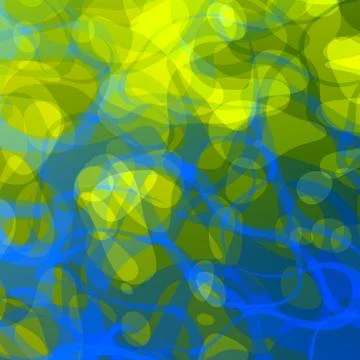 Creative Green Blue Art Background. Modern Abstract Illustration Design. Stock Illustration