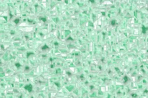 Creative green cybernetic electronic template backdrop Stock Illustration