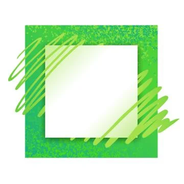Creative green frame  vector decoration Stock Illustration