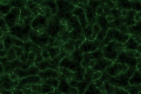 Creative green soft lambent energetic waves digital drawn texture or Stock Illustration