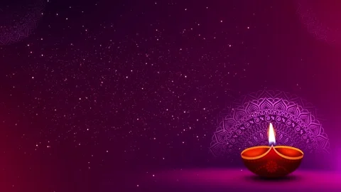 Creative greeting card design for Happy Diwali, Deepavali or Dipawali Festival Stock Footage 333906798