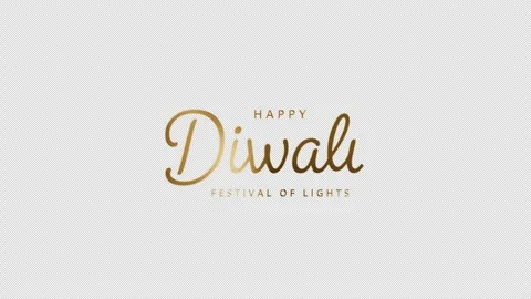Creative greeting text animation design for Happy Diwali Festival celebration. Stock Footage 317429140