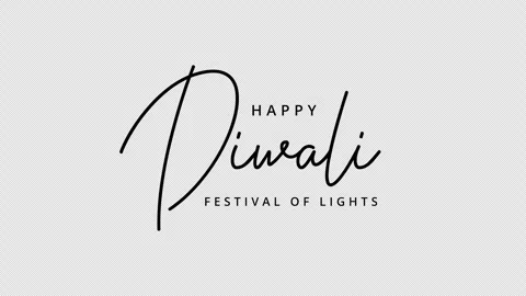 Creative greeting text animation design for Happy Diwali Festival celebration. Stock Footage 317430238