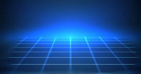 Creative grid placement with glittering shimmering particle dust flow. 3d u.. イラスト素材