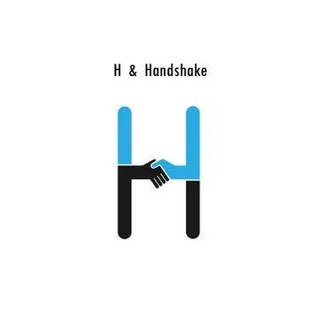Creative H- letter icon abstract logo design vector template.Business offer,p Stock Illustration