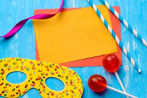 Creative half-finished card. Foto stock
