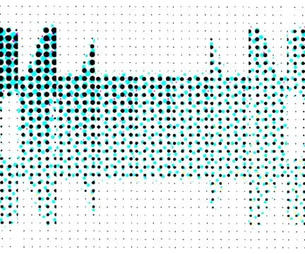 Creative Halftone Surface Elements for Print and Digital Applications Illustrazione stock