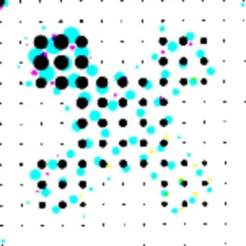 Creative Halftone Surface Elements for Print and Digital Applications Stock Illustration