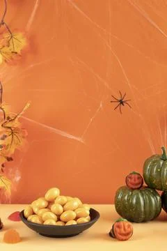 The Creative halloween elements assortment Stock Photos