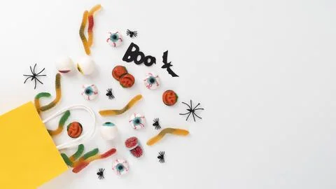 The Creative halloween elements assortment Stock Photos