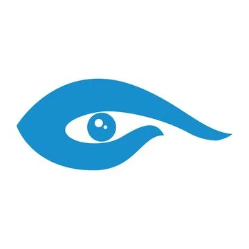 Creative hand and an eye vision care Stock Illustration