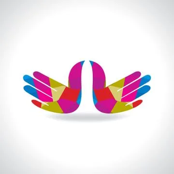 Creative hand Stock Illustration