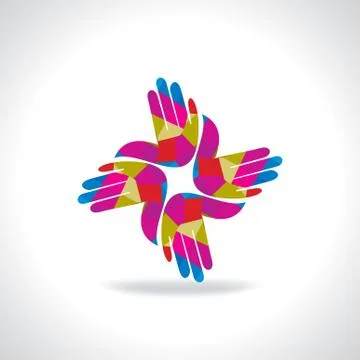 Creative hand Stock Illustration