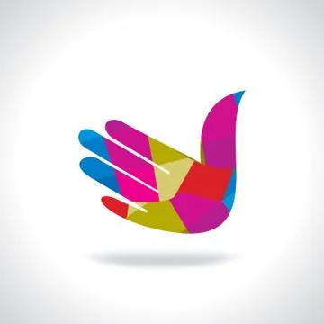 Creative hand Stock Illustration