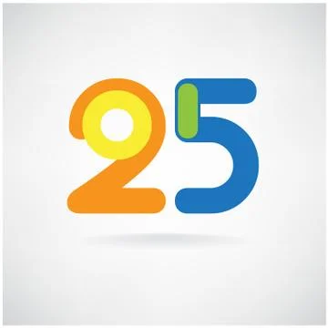 Creative happy new year 2015 text design Stock Illustration