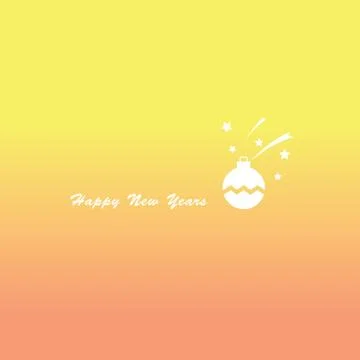 Creative happy new years design Stock Illustration