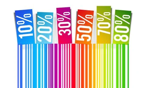 Creative Hard Dicount Sale Stock Illustration