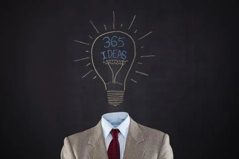 Creative headless businessman Stock Photos