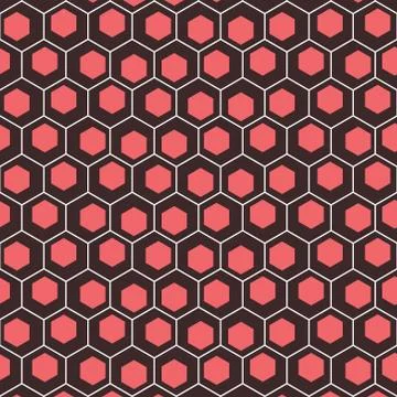 Creative hexagonal background vector Stock Illustration
