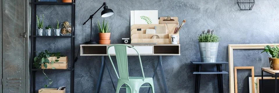 Creative hipster studio 库存照片