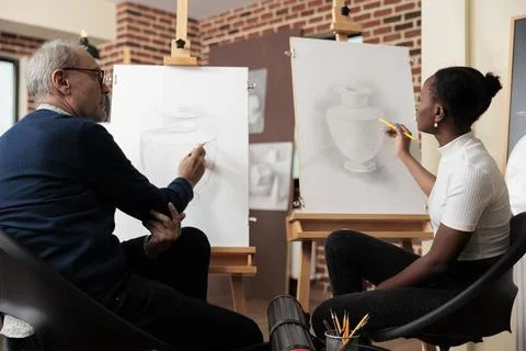 Creative hobbies for adults 写真素材