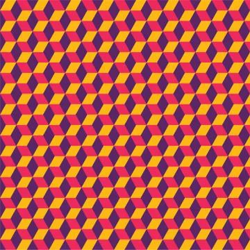 Creative holo block pattern background Illustrazione stock