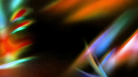 Creative Holographic Rainbow Prism Light Flares Overlay 4K Video Stock Footage 344267286