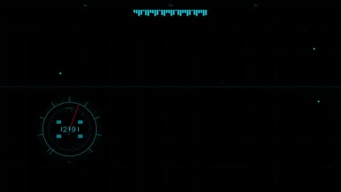 Creative hud animation for video showcasing various data and metrics on a d.. Stock Footage 328434996