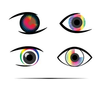 Creative Human eyes Stock Illustration