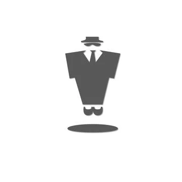 Creative human logo Illustrazione stock