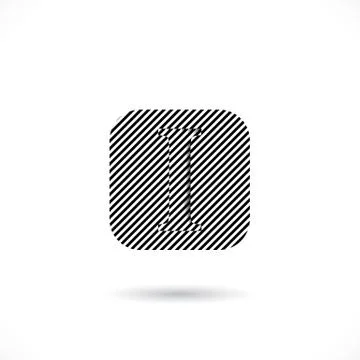 Creative I-letter icon abstract logo design vector template.I-alphabet symbol Stock Illustration