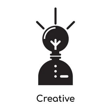 Creative icon isolated on white background Free Stock Illustration