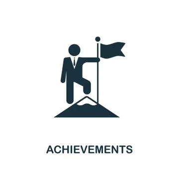 Creative icon. Simple element illustration. Achievements concept symbol design Stock Illustration