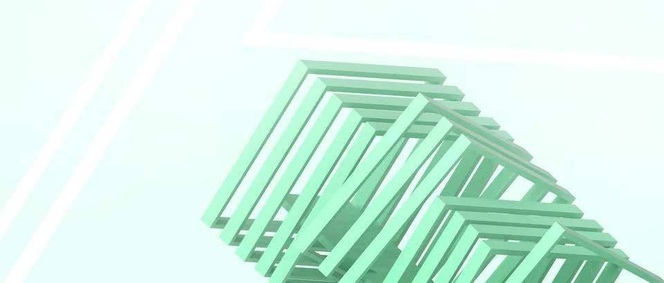 Creative idea. Abstract Background and Business concept for Futuristic Stock Illustration