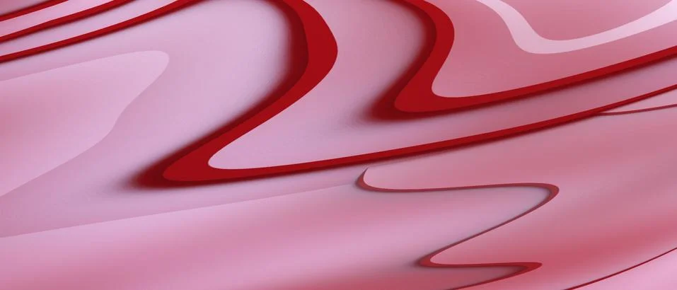 Creative idea. Abstract Waves background Futuristic and Digital Design on Red Stock Illustration