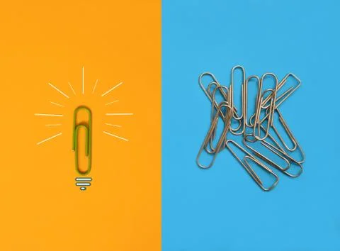 Creative idea and difference concept. Stock Photos