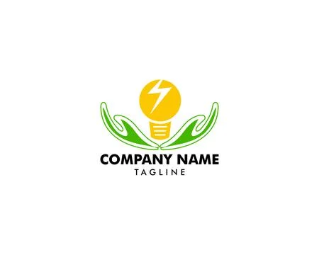 Creative idea care logo design template, bulb icon symbol designs Stock Illustration