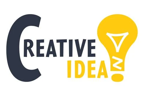 Creative idea concept Stock Illustration