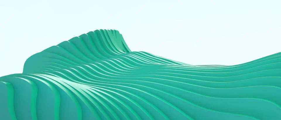 Creative idea. Curve wave background and Futuristic origami Paper for Business 스톡 일러스트