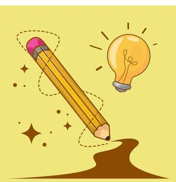 Creative Idea Design Concept Illustration Stock Illustration