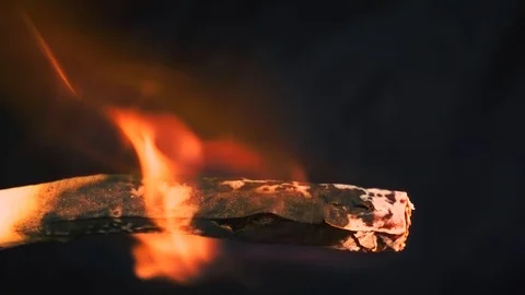 Creative idea of the devastating effects of Smoking. Stock Footage 105043532