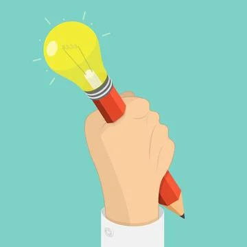 Creative idea flat isometric vector concept Creative idea flat isometric v... 스톡 사진