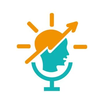 Creative idea with human head Lamp Education Icon Logo Design School Education Stock Illustration