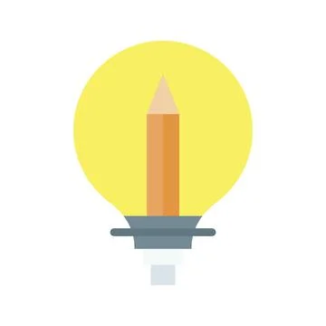 Creative Idea Icon Image. Stock Illustration